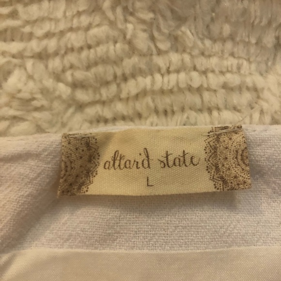 altar'd state embroidered skirt white - Picture 3 of 3